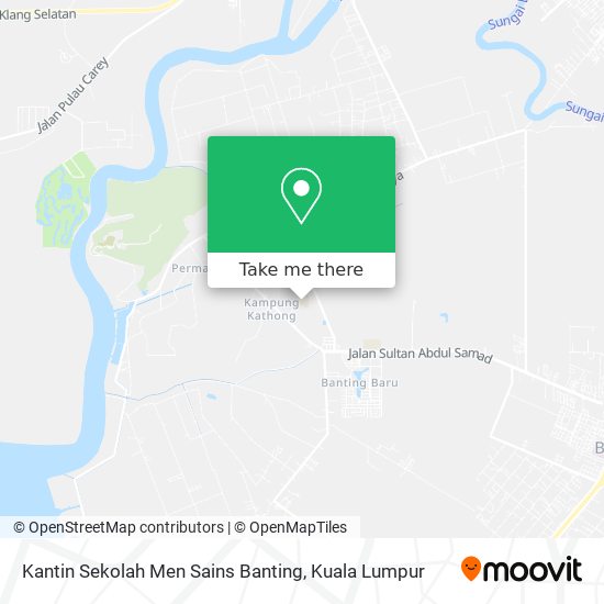 Peta Kantin Sekolah Men Sains  Banting