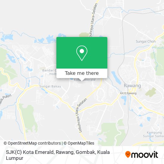 How To Get To Sjk C Kota Emerald Rawang Gombak In Gombak By Bus Or Train