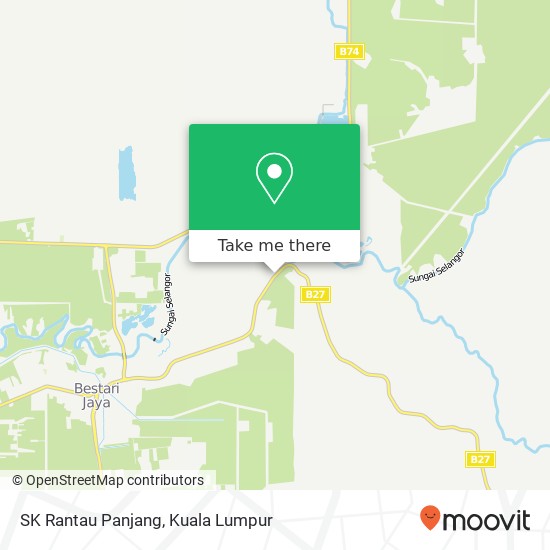 Peta SK Rantau Panjang