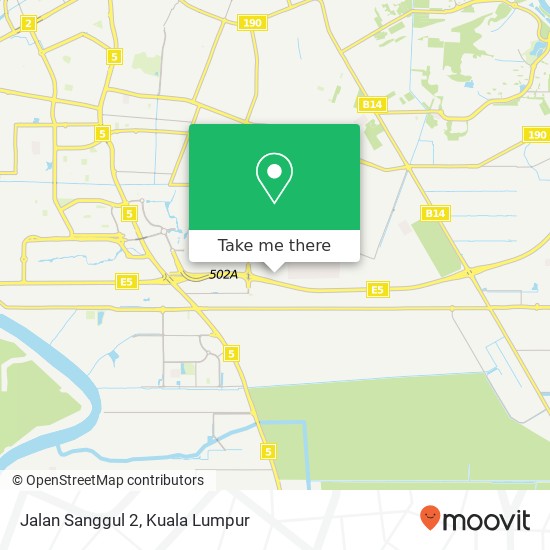 Jalan Sanggul 2 map