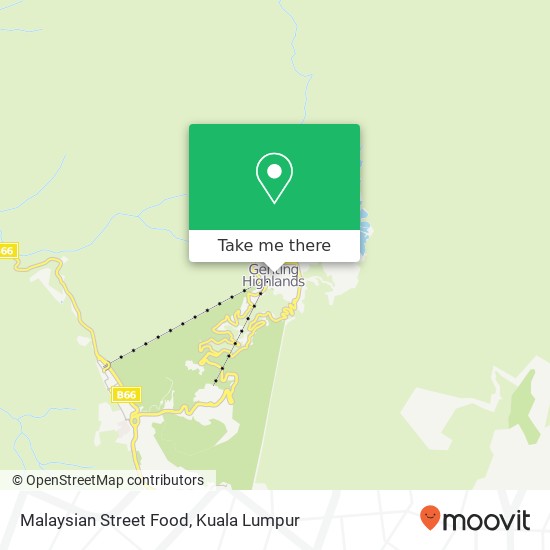 Malaysian Street Food map