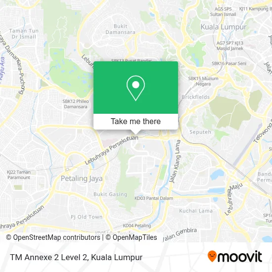 TM Annexe 2 Level 2 map