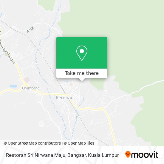 Restoran Sri Nirwana Maju, Bangsar map