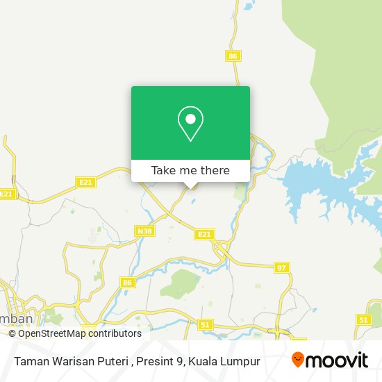 Taman Warisan Puteri , Presint 9 map