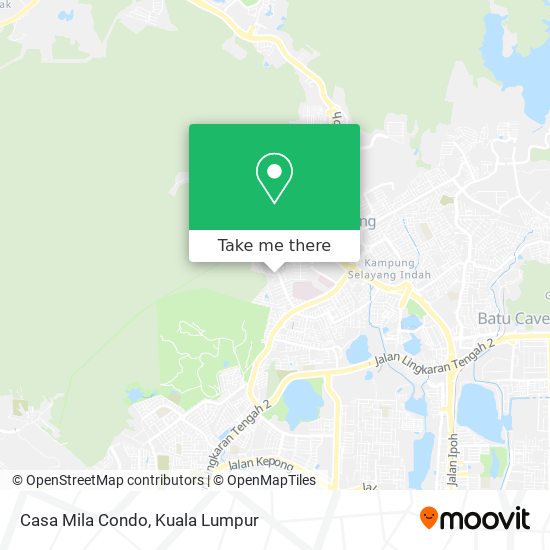 Casa Mila Condo map