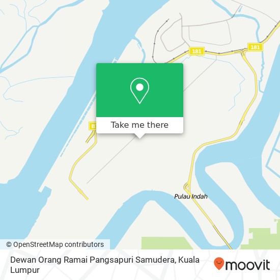 Dewan Orang Ramai Pangsapuri Samudera map