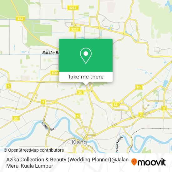 Azika Collection & Beauty (Wedding Planner)@Jalan Meru map