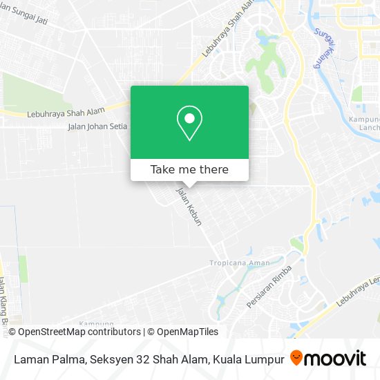 Peta Laman Palma, Seksyen 32 Shah Alam
