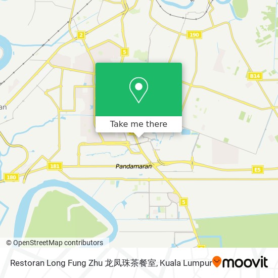 Peta Restoran Long Fung Zhu 龙凤珠茶餐室