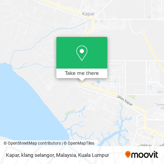 Kapar, klang selangor, Malaysia map