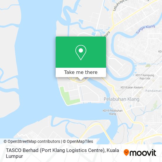 Peta TASCO Berhad (Port Klang Logistics Centre)