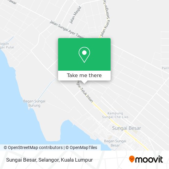Sungai Besar, Selangor map