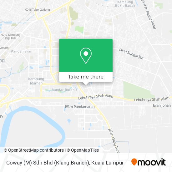 Coway (M) Sdn Bhd (Klang Branch) map