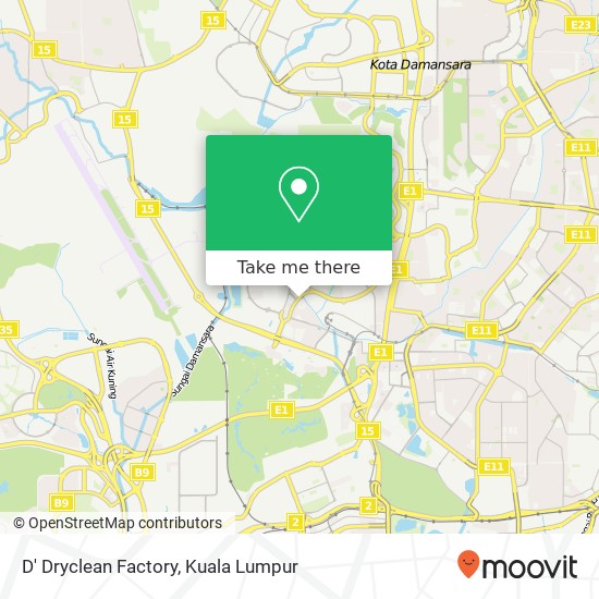 D' Dryclean Factory map