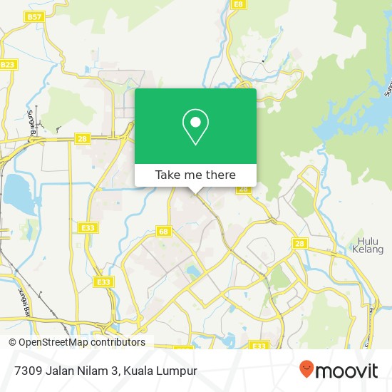 Peta 7309 Jalan Nilam 3