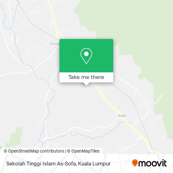 Sekolah Tinggi Islam As-Sofa map