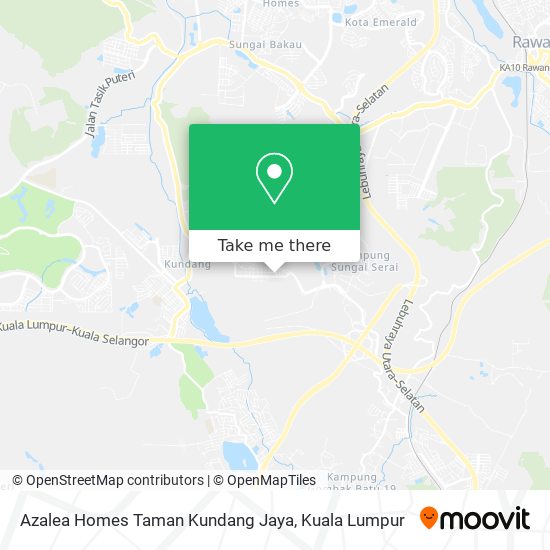 Azalea Homes Taman Kundang Jaya map