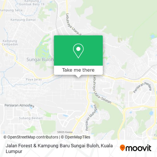 Peta Jalan Forest & Kampung Baru Sungai Buloh