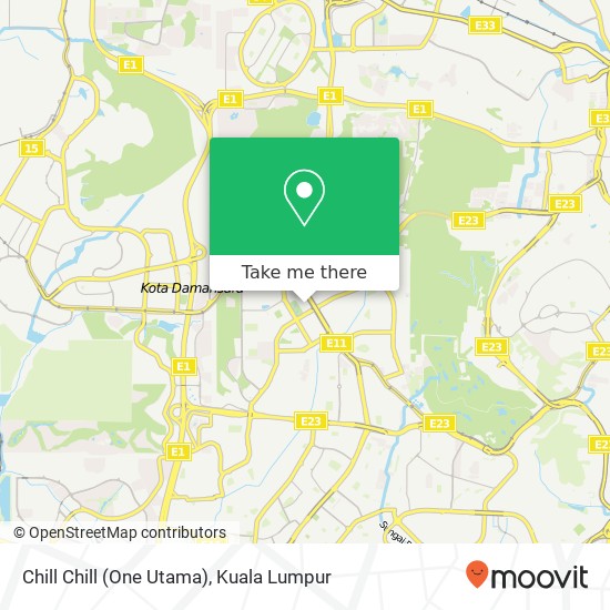 Chill Chill (One Utama) map