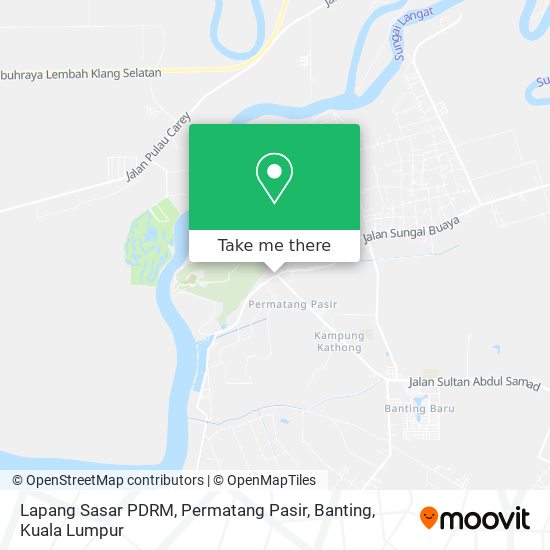 Lapang Sasar PDRM, Permatang Pasir, Banting map