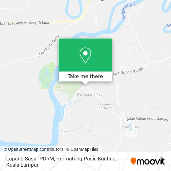 Lapang Sasar PDRM, Permatang Pasir, Banting map