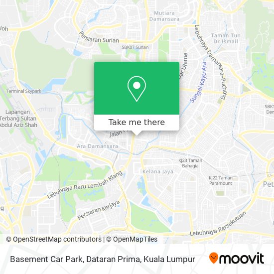 Basement Car Park, Dataran Prima map