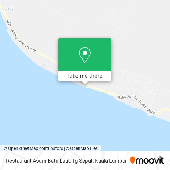Restaurant Asam Batu Laut, Tg Sepat map