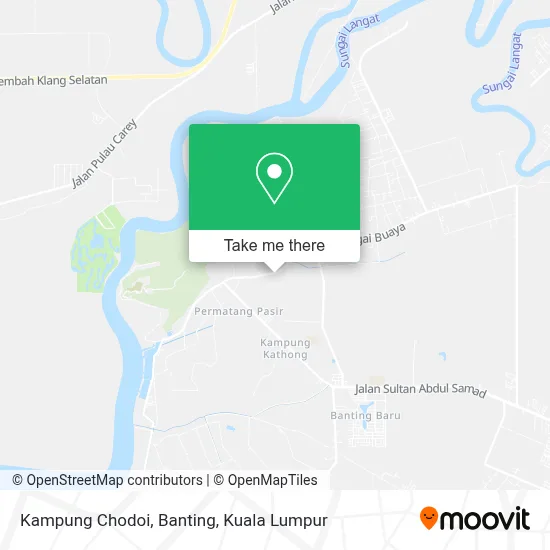 Kampung Chodoi, Banting map