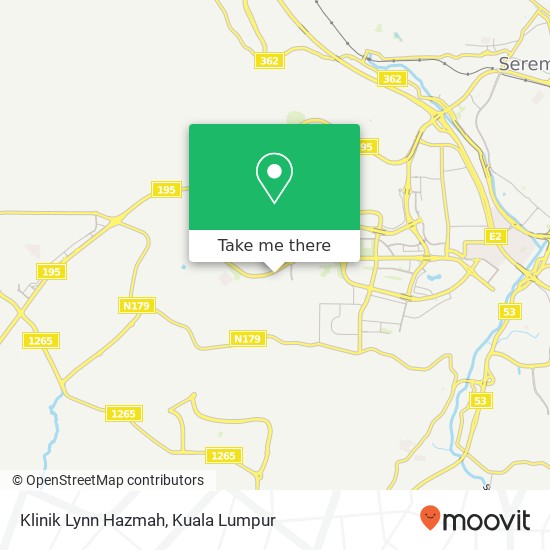 Klinik Lynn Hazmah map