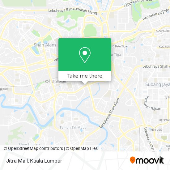 Jitra Mall map