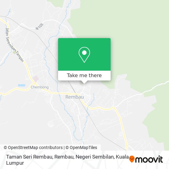 Peta Taman Seri Rembau, Rembau, Negeri Sembilan