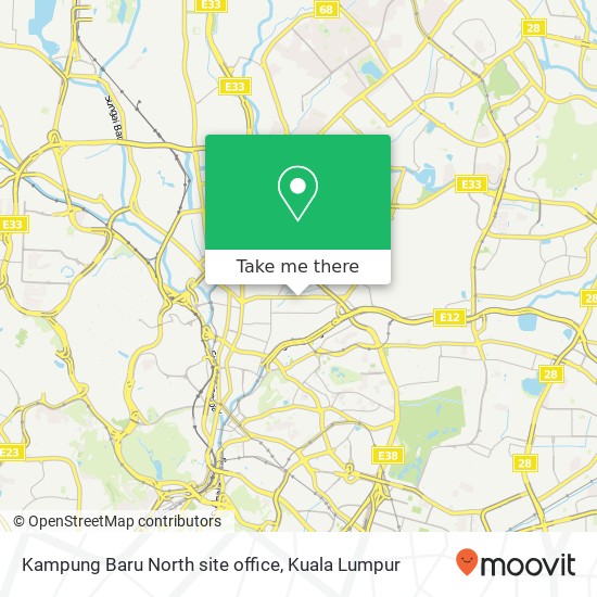 Kampung Baru North site office map
