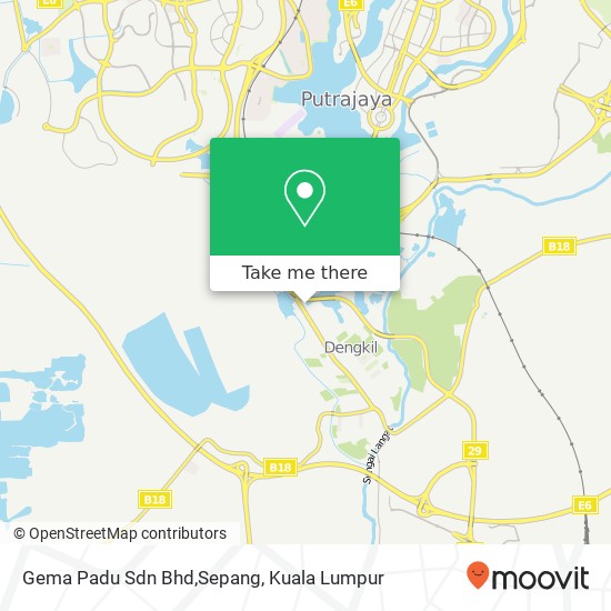 Gema Padu Sdn Bhd,Sepang map