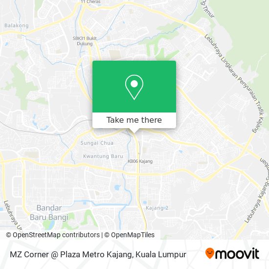 Peta MZ Corner @ Plaza Metro Kajang