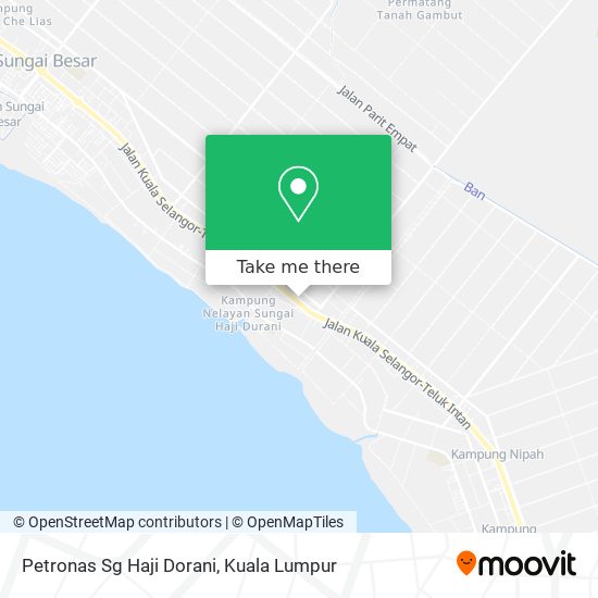 Peta Petronas Sg Haji Dorani
