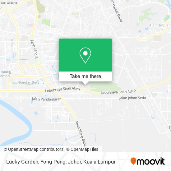 Lucky Garden, Yong Peng, Johor map