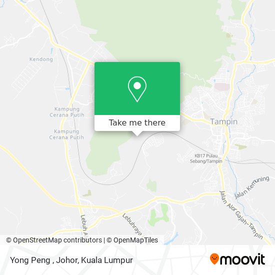 Peta Yong Peng , Johor
