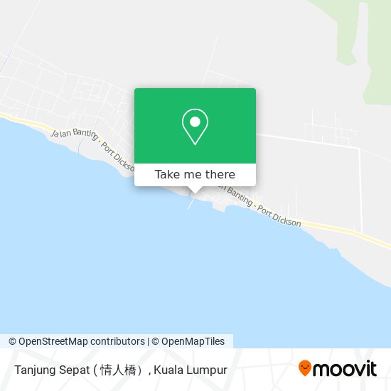 Tanjung Sepat map
