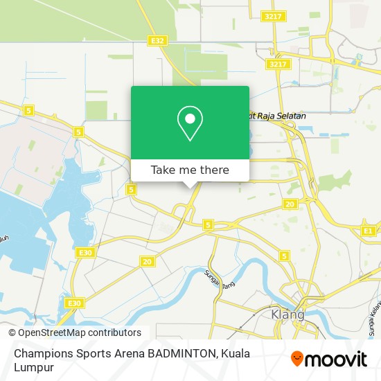 Champions Sports Arena BADMINTON map