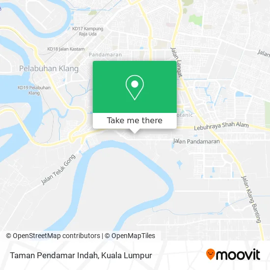 Taman Pendamar Indah map