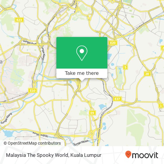 Malaysia The Spooky World map