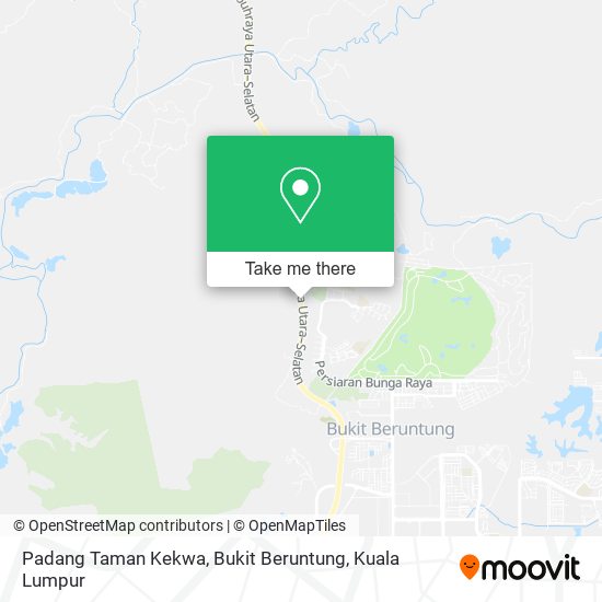 Padang Taman Kekwa, Bukit Beruntung map