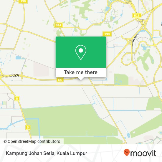 Kampung Johan Setia map