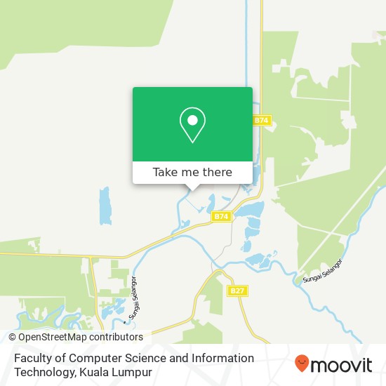 Faculty of Computer Science and Information Technology map