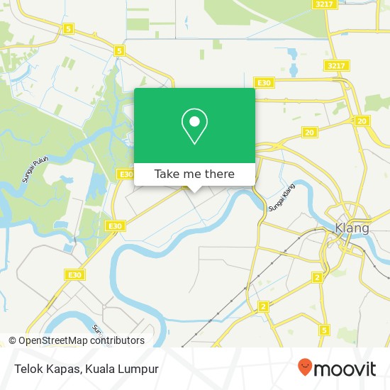 Telok Kapas map