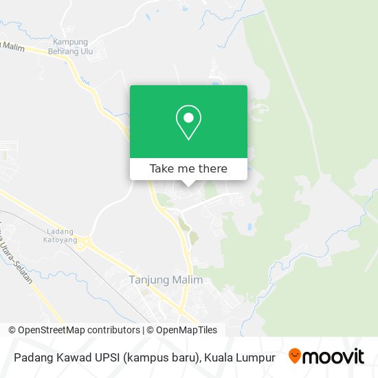 Peta Padang Kawad UPSI (kampus baru)