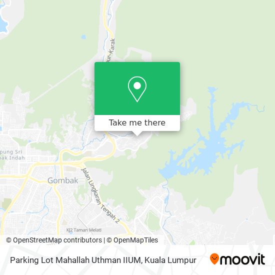 Parking Lot Mahallah Uthman IIUM map