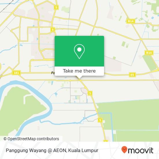 Panggung Wayang @ AEON map