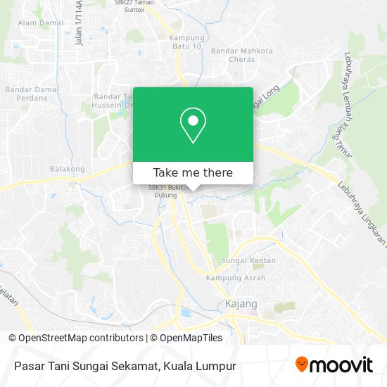 Pasar Tani Sungai Sekamat map