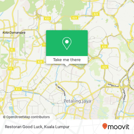 Restoran Good Luck map